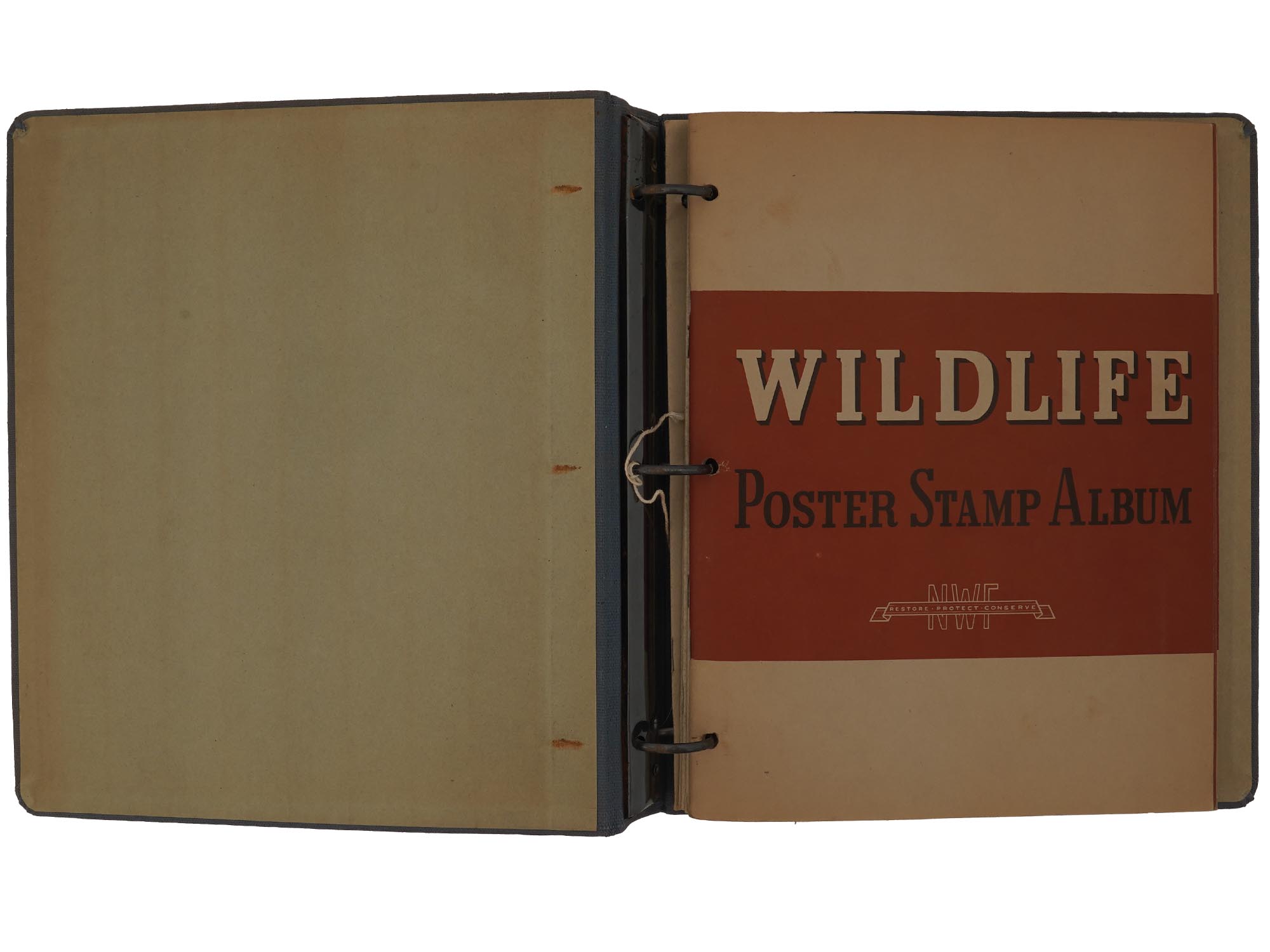 1939 NWF AMERICAN WILDLIFE POSTER STAMP ALBUM PIC-0